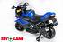 Электромотоцикл ToyLand Moto Sport LQ168 синего цвета  - миниатюра №5